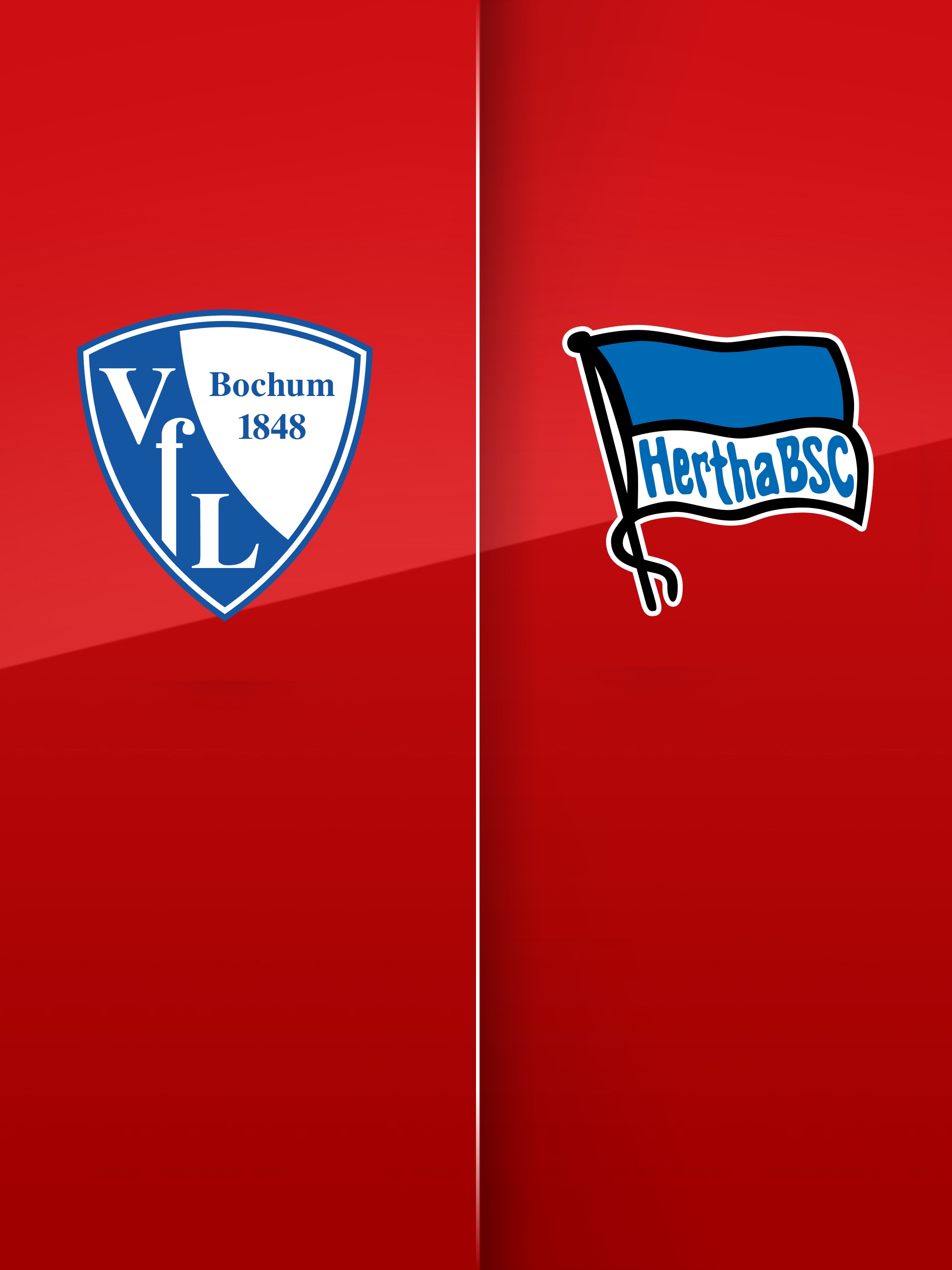 Logos von VFL Bochum und Hertha BSC